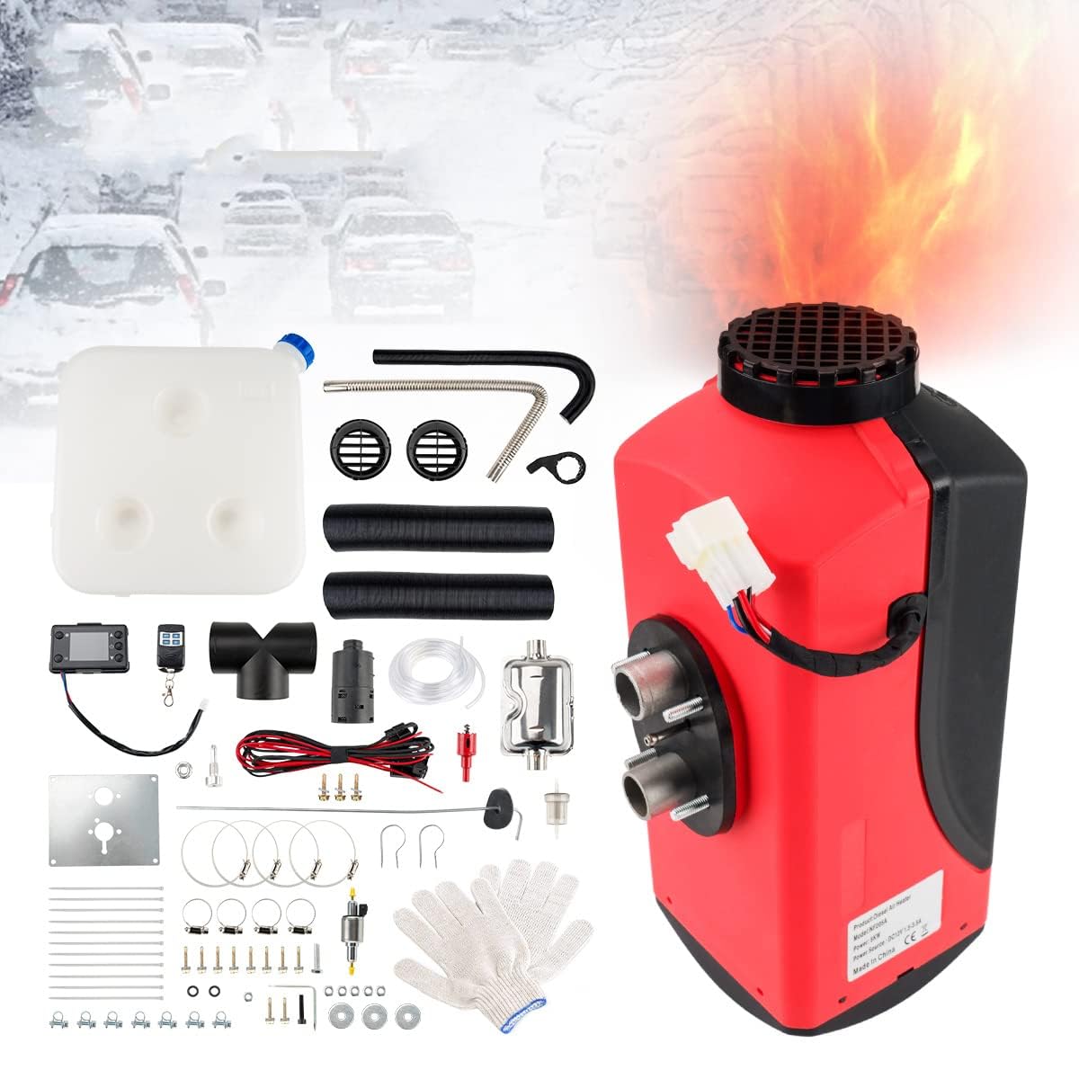 Fesuda 5KW 12V Diesel-Luftheizung Standheizung LCD-Schalter schnelles Aufheizen Abtauen Entnebeln niedriger Energieverbrauch geringe Geräuschentwicklung für Wohnmobil Auto LKW Bus Wohnmobil SUV Rot Fesuda 5KW 12V Diesel-Luftheizung Standheizung LCD-Schalter schnelles Aufheizen Abtauen Entnebeln niedriger Energieverbrauch geringe Geräuschentwicklung für Wohnmobil Auto LKW Bus Wohnmobil SUV Rot von Fesuda
