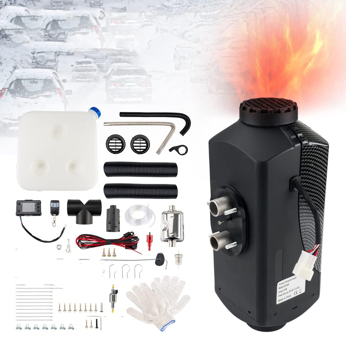 Fesuda 5KW 12V Diesel-Luftheizung Standheizung LCD-Schalter schnelles Aufheizen Abtauen Entnebeln niedriger Energieverbrauch geringe Geräuschentwicklung für Wohnmobil Auto LKW Bus Wohnmobil Schwarz Fesuda 5KW 12V Diesel-Luftheizung Standheizung LCD-Schalter schnelles Aufheizen Abtauen Entnebeln niedriger Energieverbrauch geringe Geräuschentwicklung für Wohnmobil Auto LKW Bus Wohnmobil Schwarz von Fesuda