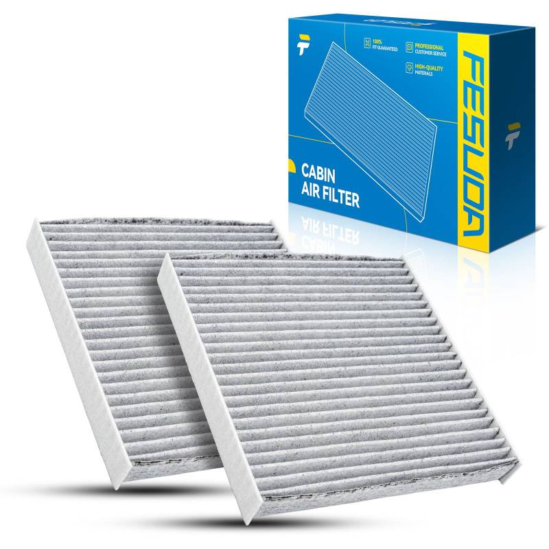 Fesuda CUK19004 Innenraumfilter, Aktivkohle Pollenfilter für X3 2016-None, X3 2009-2015, X4 2009-2015, X3 2005-2008, X4 2001-2005 von Fesuda