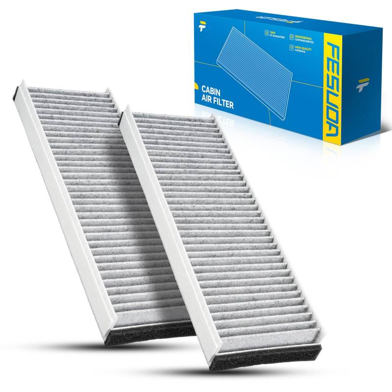 Fesuda CUK3023-2 Innenraumfilter, 2PCS Aktivkohle Pollenfilter für A6 Allroad C6 (4FH)/A6 C6 (4F2)/A6 C6 Avant (4F5) (1999-2015) von Fesuda
