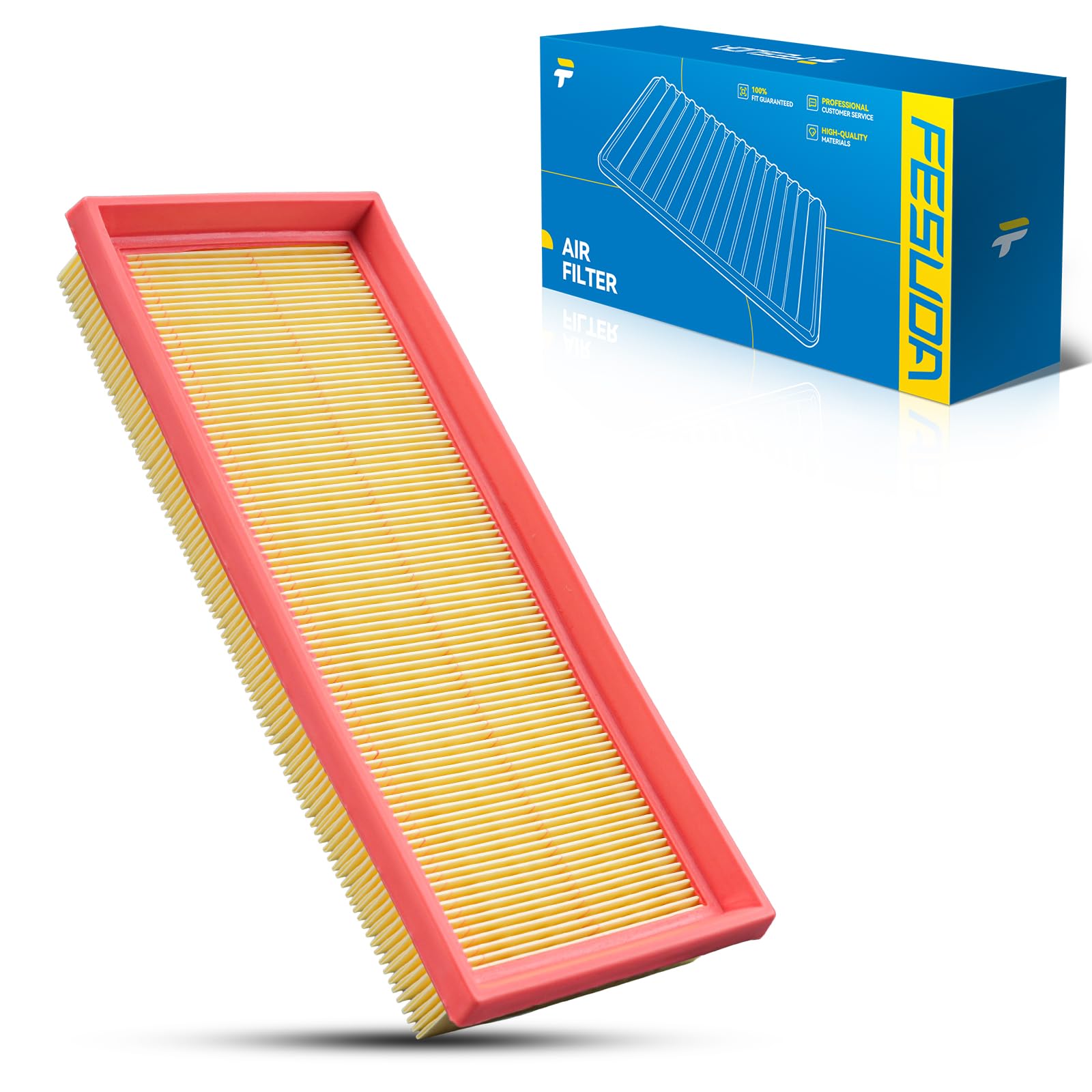 Fesuda Luftfilter Auto, Filtro de aire für Ford Transit Van (Fa_ _) 2.2 Tdci, Ford Transit Tourneo Bus 2.2 Tdci (2004–2013), OE C2716 von Fesuda