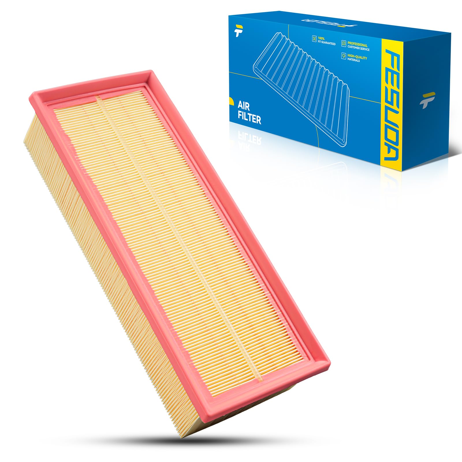 Fesuda Luftfilter Auto, Filtro de aire für TIGUAN 2002-2008, GOLF V 2002-2008, TOURAN 2009-2013, GOLF PLUS V 2010-2014, OE C35154 Fesuda Luftfilter Auto, Filtro de aire für TIGUAN 2002-2008, GOLF V 2002-2008, TOURAN 2009-2013, GOLF PLUS V 2010-2014, OE C35154 von Fesuda
