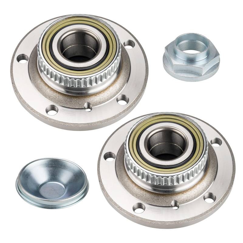 Fesuda Rear Radlager Radnabe V20-72-8803 2PCS Radlagersatz Kompatibel mit BMW 3 Compact/3 Convertible/3 Coupe/3 Touring/3/Z4 Roadster 1997-2009 von Fesuda