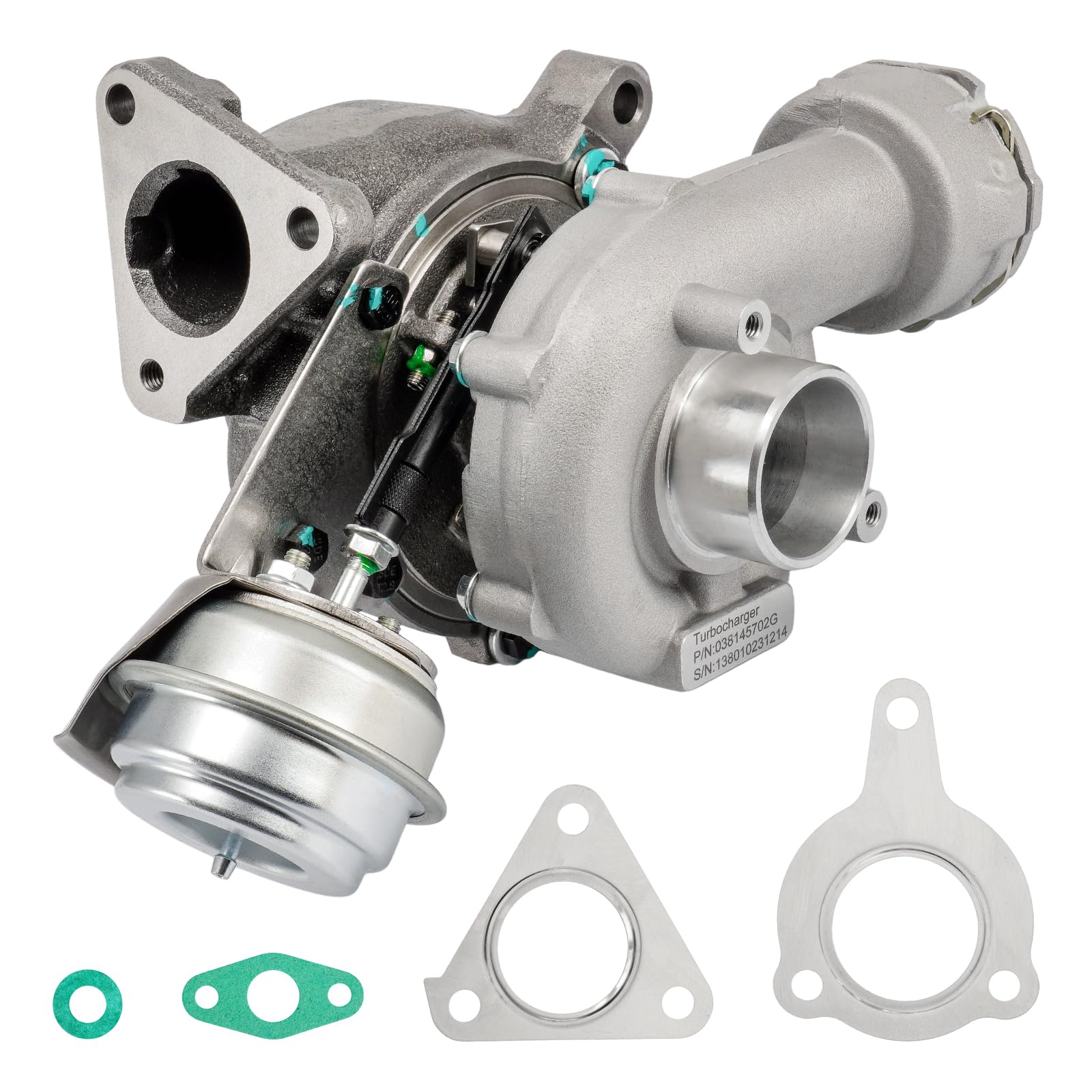 Fesuda Turbolader, Kompatibel mit für A4 Passat 1.9 TDI 2.0 TDI BPW BLB AWX AVF BGW 131PS 140PS 038145702G, 038145702GX Aluminiumlegierung OE 038145702G Fesuda Turbolader, Kompatibel mit für A4 Passat 1.9 TDI 2.0 TDI BPW BLB AWX AVF BGW 131PS 140PS 038145702G, 038145702GX Aluminiumlegierung OE 038145702G von Fesuda