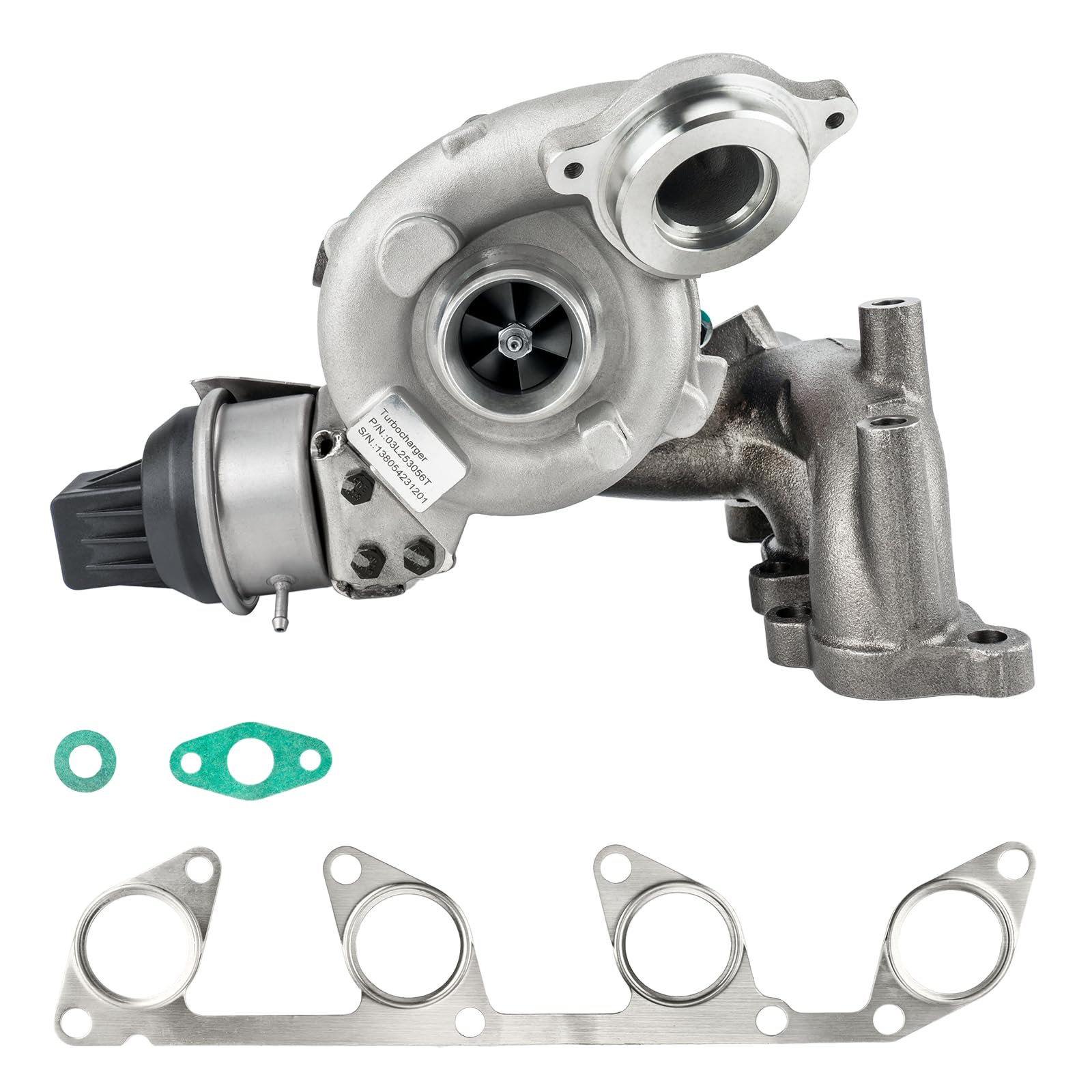 Fesuda Turbolader, Turbocharger für VW Golf, Passat, Tiguan (2005-2018), Citigo, Fabia II, II, Superb II (2004-2017), OE 03L253056T von Fesuda