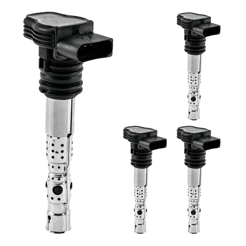 Fesuda Zündspule-4 Stück-Zündmodule kompatibel mit A3/A4 B6 Cabriolet/A4 B7/A4 B7 Avant/TT (1996-2006), VW Golf IV (1J1) (1997-2005), 20113 von Fesuda