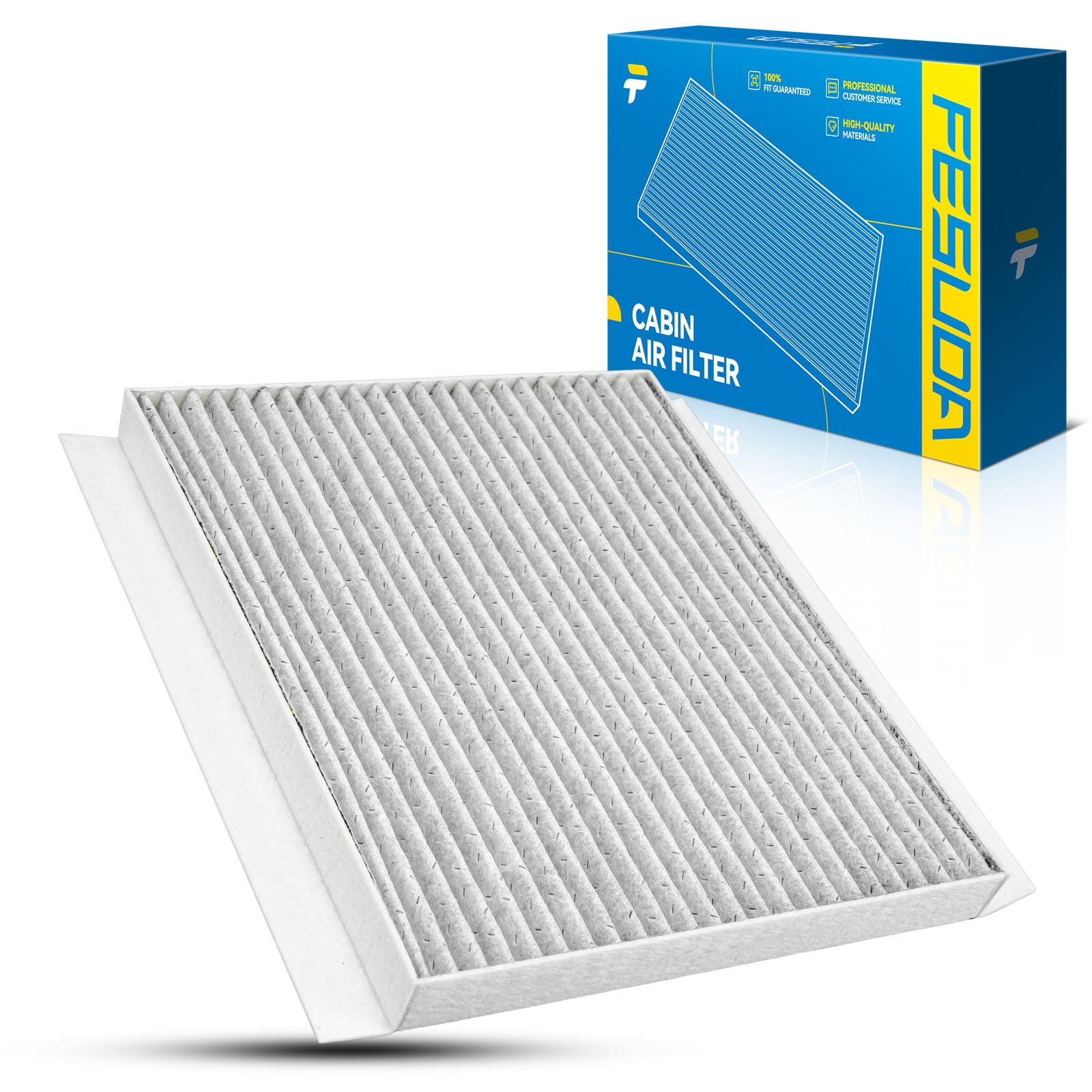Fesuda pm2.5 Innenraumfilter, 1PC Pollenfilter für I20 II/I20 III/I20 Active/I30 (2002-2015), Carens IV/Cee'D/Xceed (1985-2015), OE 0986628572 von Fesuda