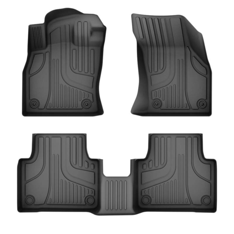 Fesude Auto Fussmatten passend für A4 B9 8W Automatte mit Antirutschmatte Gummimatten Auto 3D-Allwetter fußmatten 4-teiliges Fussmatten Set von Fesuda