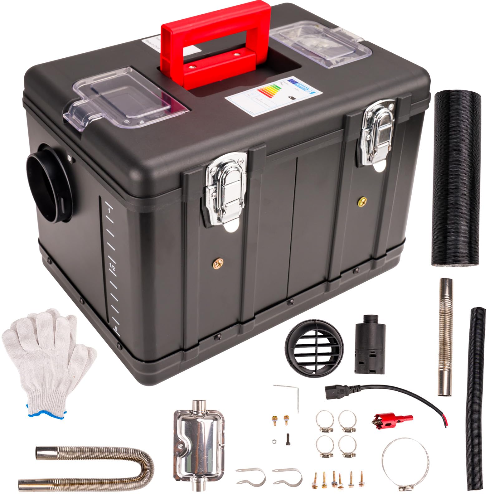 Fesuda Standheizung Diesel,5KW 12V Luft Dieselheizung Standheizung mit Fernbedienung & LCD-Bildschirm,Schnelles Aufheizen,Air Standheizung für Auto LKW Wohnmobil Bus RV, Boote von Fesuda