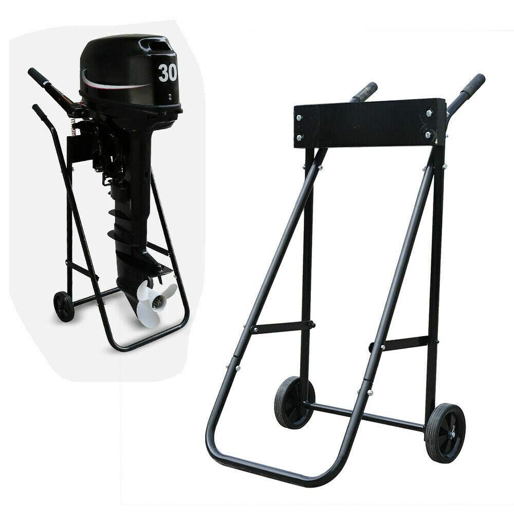 Fetcoi Außenborder Motorständer - Außenborder Motorwagen,Bootsmotor Trolley,Boot Transportwagen Motorhalter Motorwagen,Bootsmotorhalterung Schiffsmotorwagen für Boot von Fetcoi