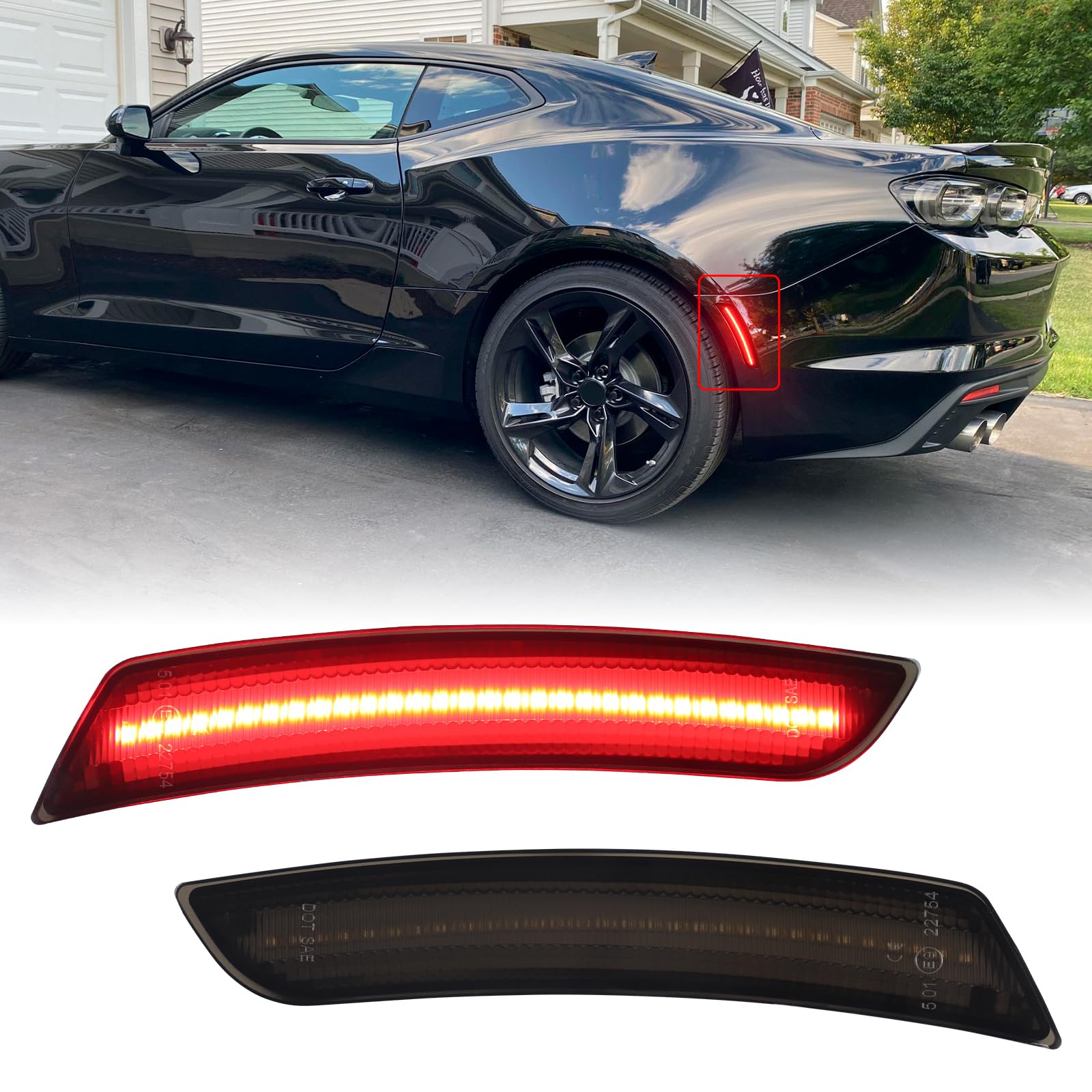 FetonAuto Seitenblinker Rot Ultra Bright Car Side Lights Kompatibel mit Chevy Camaro 2016 2017 2018 2019 2020 2021 2022 2023, hinten rot LED Seitenmarkierungsleuchte, 2 piese … FetonAuto Seitenblinker Rot Ultra Bright Car Side Lights Kompatibel mit Chevy Camaro 2016 2017 2018 2019 2020 2021 2022 2023, hinten rot LED Seitenmarkierungsleuchte, 2 piese … von FetonAuto