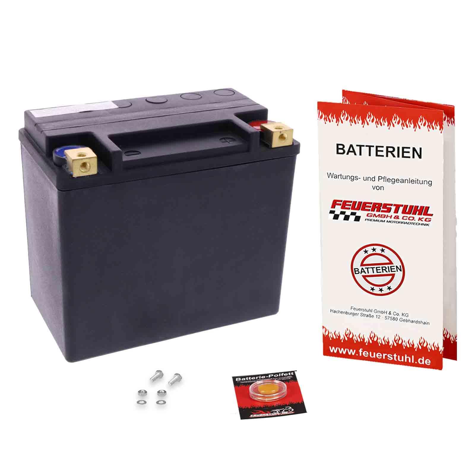 Batterie für Harley-Davidson Softail Custom, 1991-1996, wartungsfrei, einbaufertig (inkl. 7,50€ Pfand) von Feuerstuhl GmbH & Co. KG