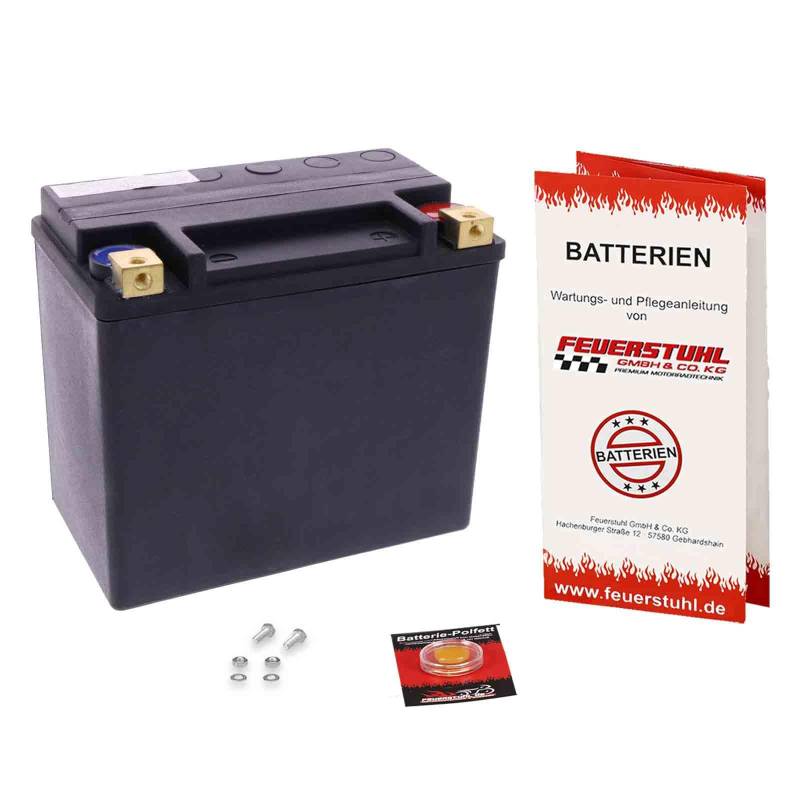 Batterie für Harley-Davidson Softail Custom, 1991-1996, wartungsfrei, einbaufertig (inkl. 7,50€ Pfand) von Feuerstuhl GmbH & Co. KG