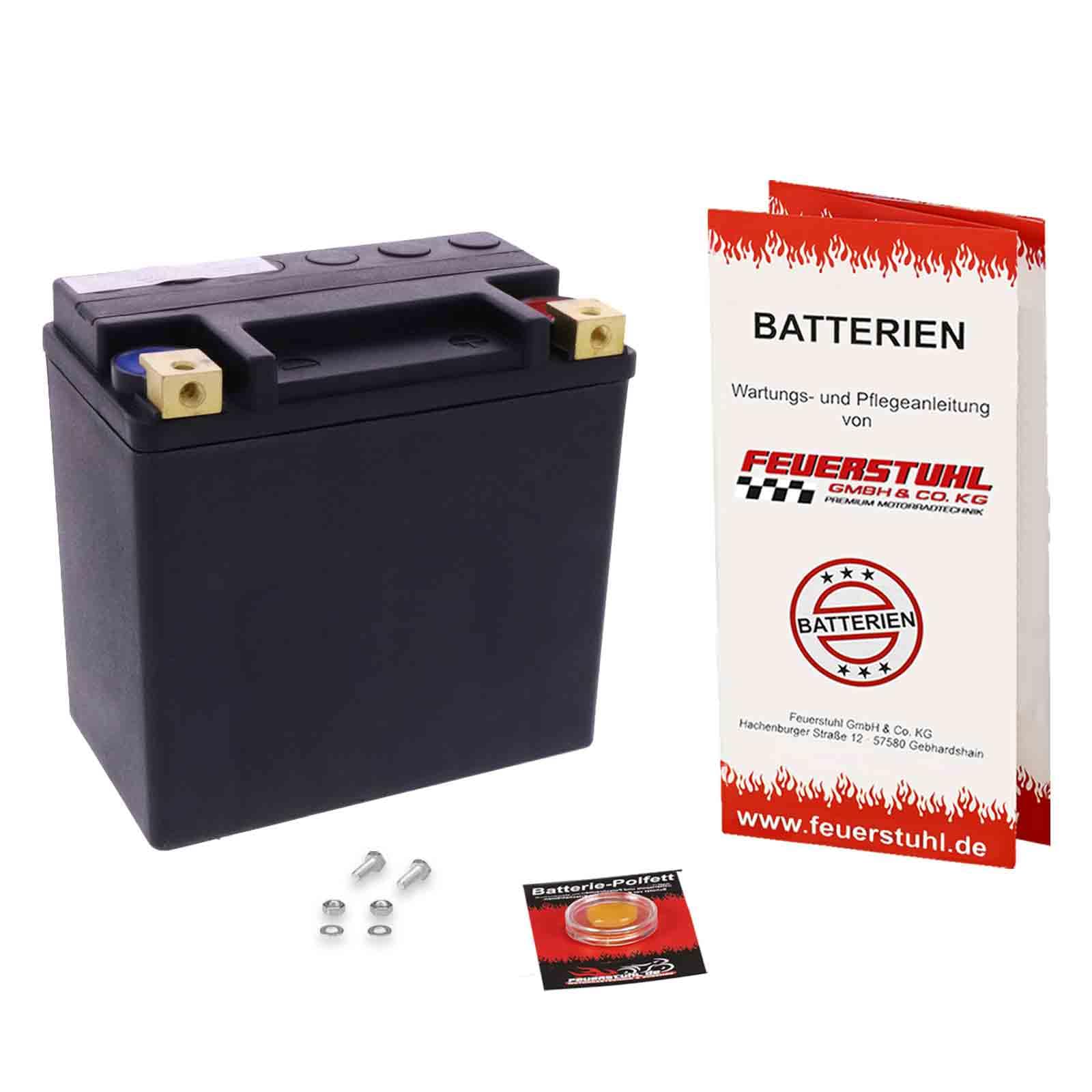 Batterie für Harley-Davidson Street XG 750, 2015-2020, wartungsfrei, einbaufertig (inkl. 7,50€ Pfand) von Feuerstuhl GmbH & Co. KG