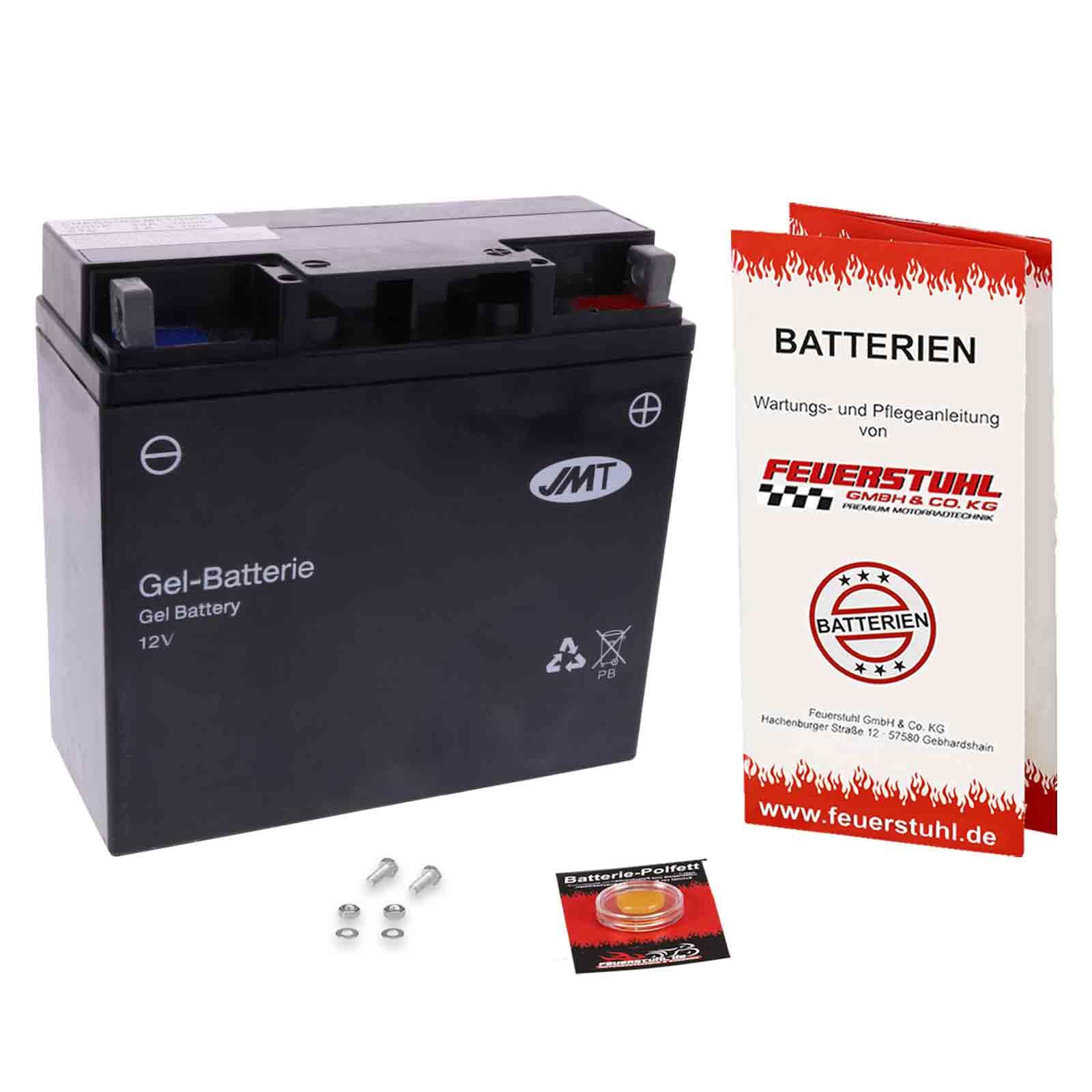 Gel Batterie für BMW R 850 C, 1998-2001 (259C) wartungsfrei, einbaufertig (inkl. 7,50€ Pfand) von Feuerstuhl GmbH & Co. KG