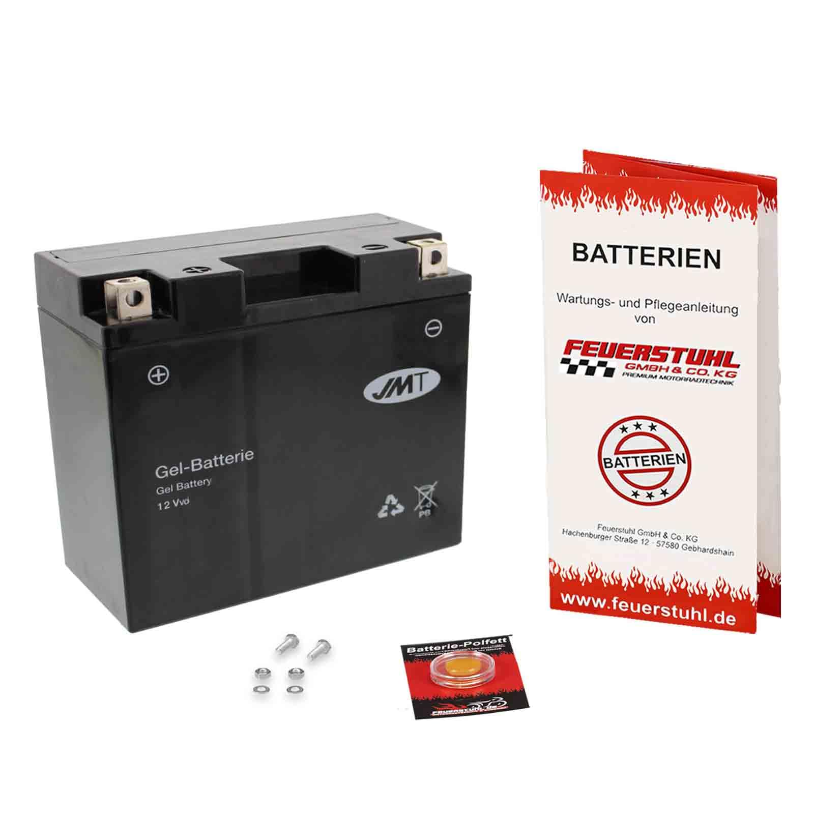 Gel Batterie für Yamaha XJR 1300, 2004-2006 (RP10) wartungsfrei, einbaufertig (inkl. 7,50€ Pfand) von Feuerstuhl GmbH & Co. KG