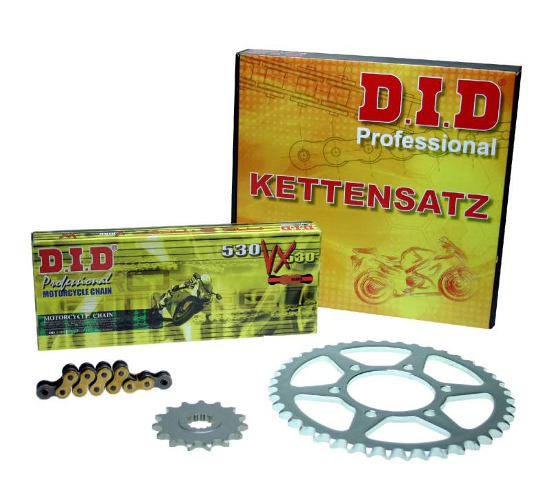 Kettensatz CBR 600 F, PC25, Bj 91-92-93-94, VX gold, offen von Feuerstuhl.de GmbH