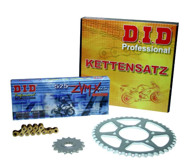 Kettensatz CBR 600 F, PC35, Bj 99-00, ZVM-X gold, offen von Feuerstuhl.de GmbH