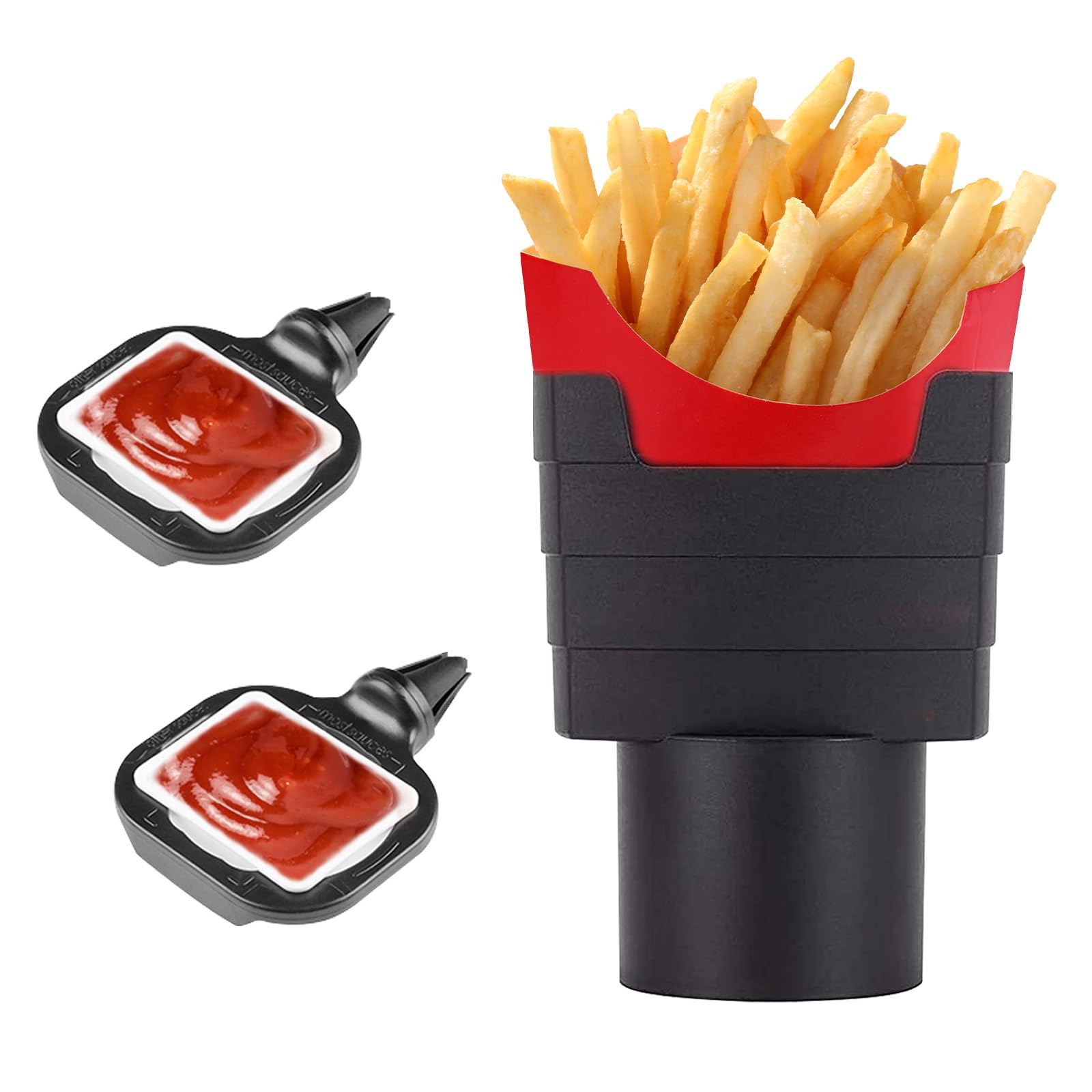Fhioevt 3 Stück Auto Pommes und Saucenhalter Clip-Set Pommeshalter fürs Auto Pommes Frites Rack aus Kunststoff mit Soßenhalter Pommes Becherhalter für Jede Art und Größe von Lüftungsöffnungen Fhioevt 3 Stück Auto Pommes und Saucenhalter Clip-Set Pommeshalter fürs Auto Pommes Frites Rack aus Kunststoff mit Soßenhalter Pommes Becherhalter für Jede Art und Größe von Lüftungsöffnungen von Fhioevt