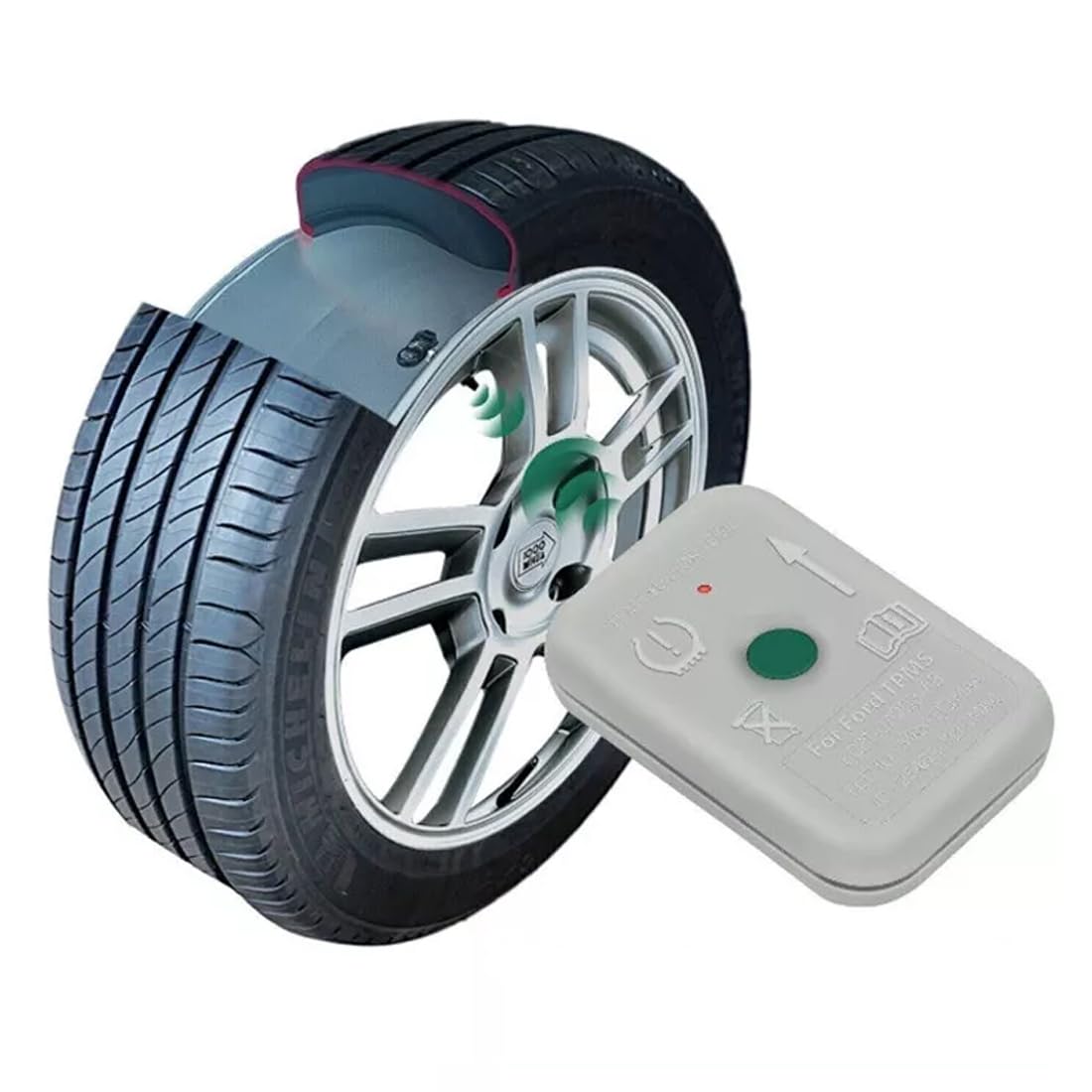 FiTspi TPMS Reset-Sensor-Werkzeug, Reifendruck-Programmier-Aktivierungswerkzeug für F-ord Reifendrucksensor Training Aktivierung Transmitter 8C2Z-1A203-A FiTspi TPMS Reset-Sensor-Werkzeug, Reifendruck-Programmier-Aktivierungswerkzeug für F-ord Reifendrucksensor Training Aktivierung Transmitter 8C2Z-1A203-A von FiTspi