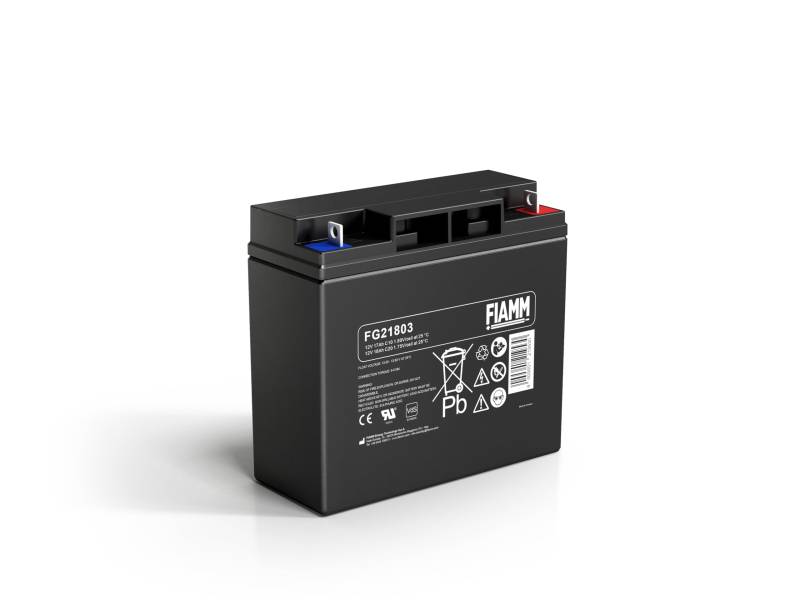 FIAMM Bleiakku FG21803 12 Volt 18Ah mit M5 Schraubanschluss von Fiamm