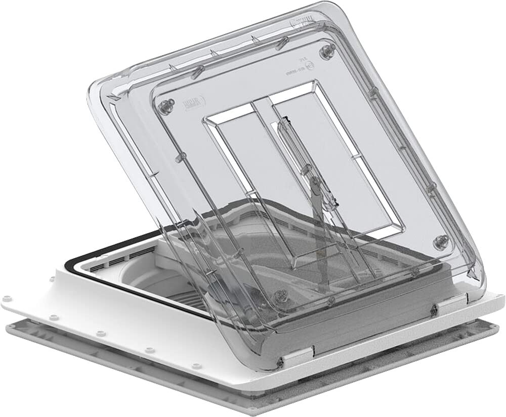 Fiamma Turbo Vent Premium Dachhaube, 40x40cm, Crystal, 12V Fiamma Turbo Vent Premium Dachhaube, 40x40cm, Crystal, 12V von Fiamma