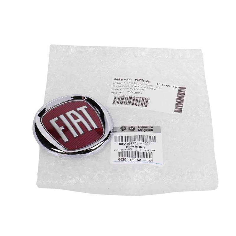 Original FIAT 500 +L Emblem Frontemblem - 51932710 - 51804366 von Fiat