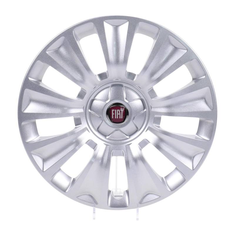 Fiat Original Radkappe 16 Zoll Radzierblende Silber 735650525 - Kunststoff (Plastic), Metall, Passt für Fiat Tipo ab 2015 von Fiat