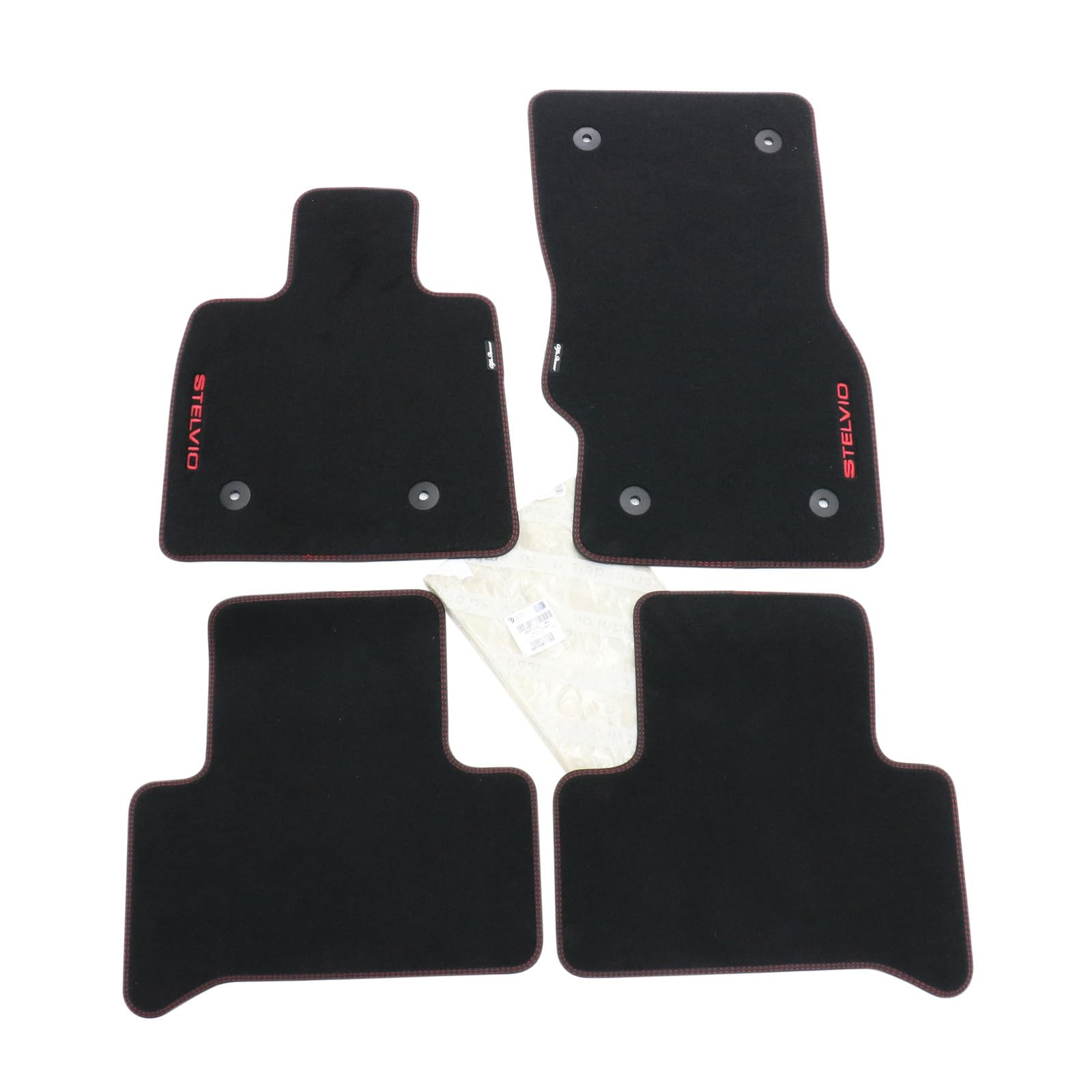 Original Fußmatten Automatten Set Velour Stelvio Logo Rot Gestickt 50903645 Original Fußmatten Automatten Set Velour Stelvio Logo Rot Gestickt 50903645 von Fiat