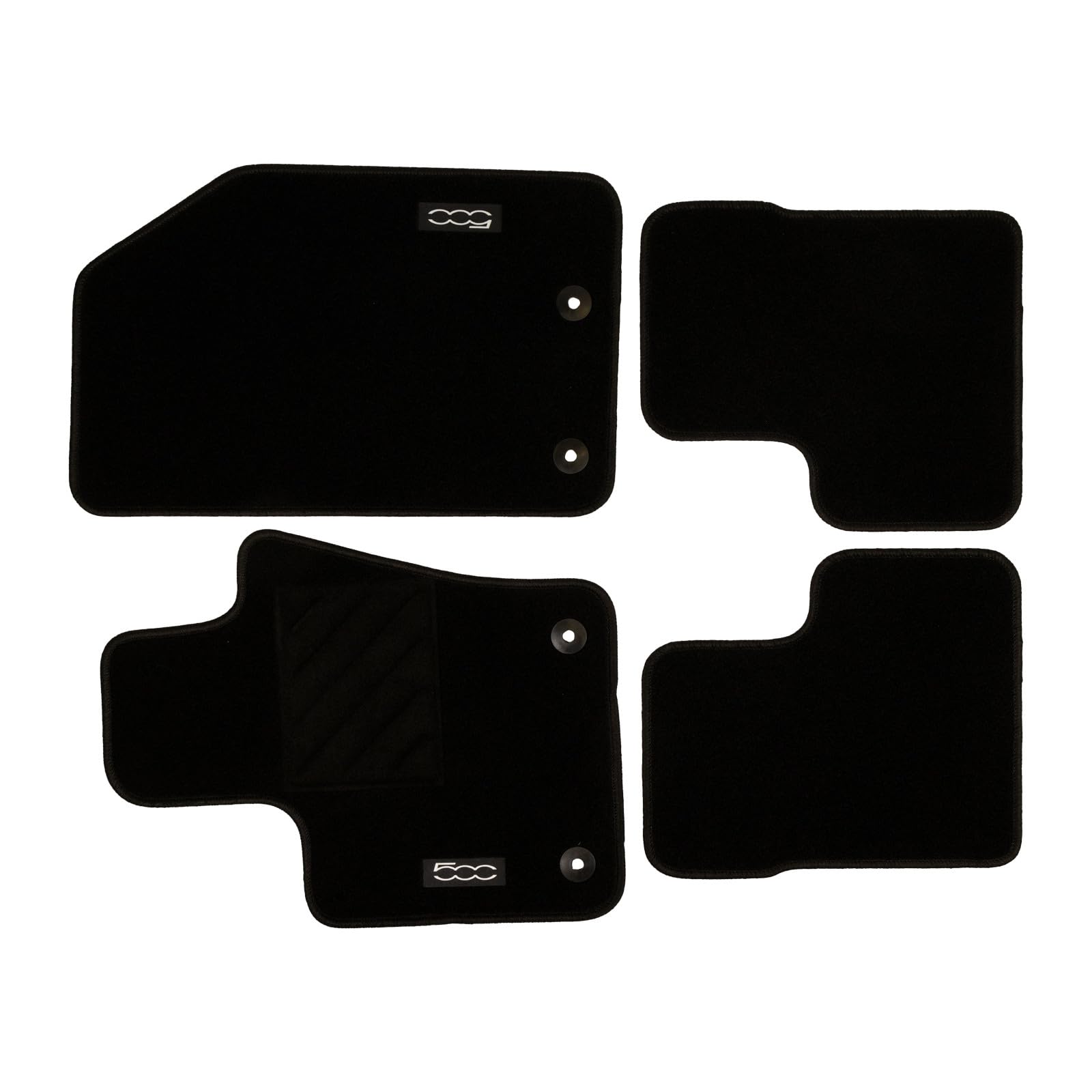 Original Textilmatten Automatten Fußmatten-Satz Velour Trittschutz Metallic 500 Logo 50927528 Original Textilmatten Automatten Fußmatten-Satz Velour Trittschutz Metallic 500 Logo 50927528 von Fiat