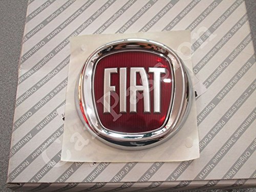 Metallaufkleber Fiat Panda, Grande, Punto, Idea, Fregio  für hinten,  Original von Fiat