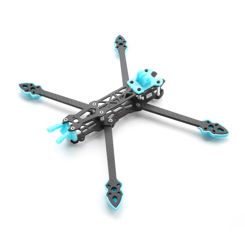 Fictory Quadcopter-Rahmen-Set, langlebige Kohlefaser, leichtes Design für Rennen, optimieren Sie Ihren FPV-Drohnenbau von Fictory