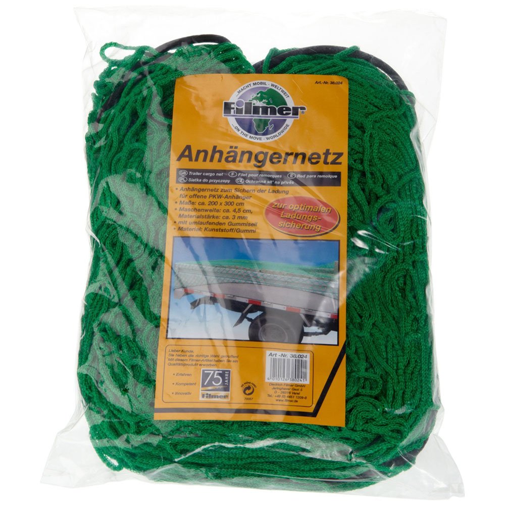 Filmer 38024 Anhängernetz 3 x 2 m, grün Filmer 38024 Anhängernetz 3 x 2 m, grün von FILMER