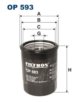 FILTRON OP593 Ölfilter von Filtron
