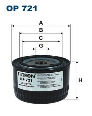FILTRON OP721 Ölfilter von Filtron