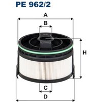 Kraftstofffilter FILTRON PE 962/2 von Filtron