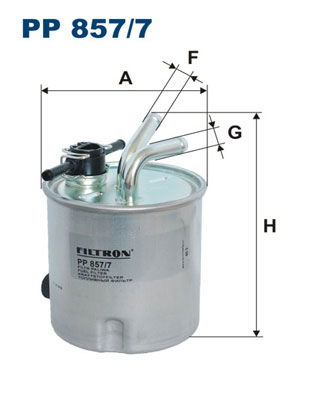 Kraftstofffilter Filtron PP 857/7 von Filtron