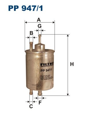 Kraftstofffilter Filtron PP 947/1 von Filtron