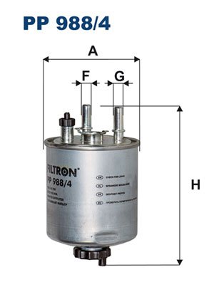 Kraftstofffilter Filtron PP 988/4 von Filtron