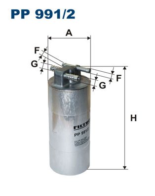 Kraftstofffilter Filtron PP 991/2 von Filtron