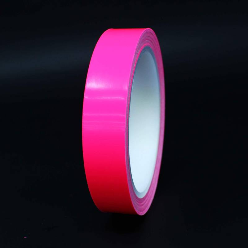 Finest Folia 10 Meter (0,79€/Meter) Glanz Zierstreifen Auto Motorrad Boot Modellbau Silber Chrom Dekorstreifen Seitenstreifen (Neon Pink, 12mm Breite) von Finest Folia