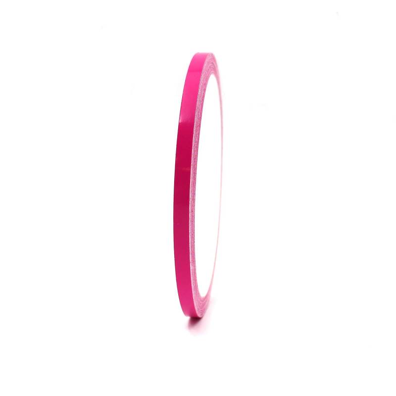 Finest Folia 10 Meter (0,79€/Meter) Zierstreifen Auto Motorrad Boot Modellbau Farbauswahl Dekorstreifen Seitenstreifen Klebestreifen (Pink, 8mm Breite) von Finest Folia