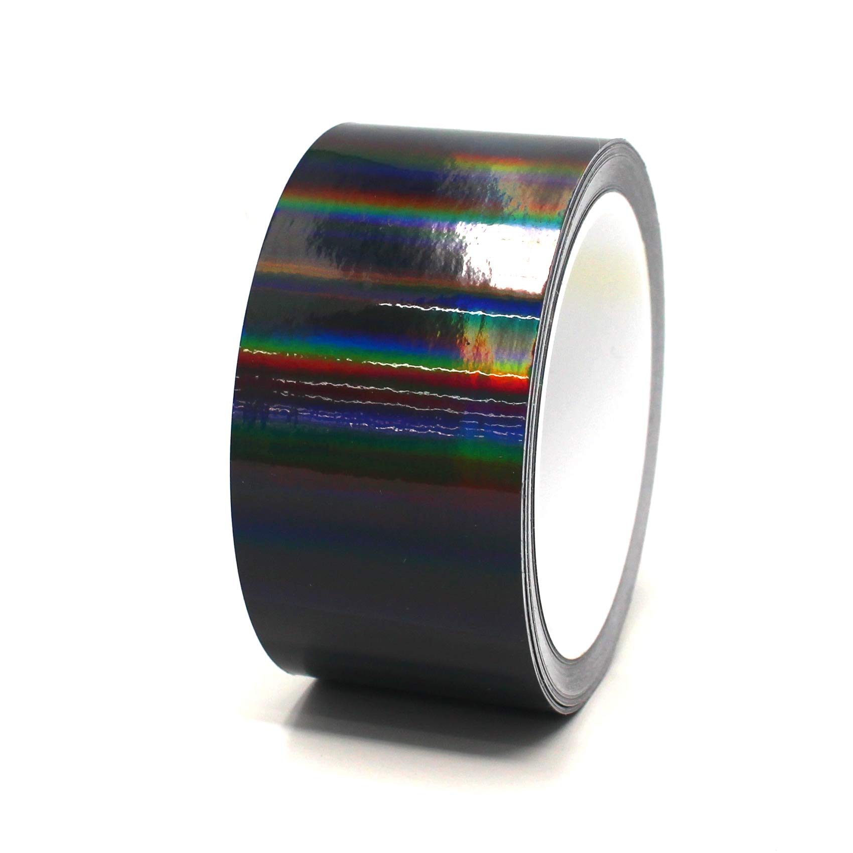 (1,39€/m) 10 Meter Hologramm Zierstreifen Basteln Möbel Auto Motorrad Modellbau Deko Dekorstreifen Klebestreifen selbstklebend DIY (Hologramm Schwarz, 30mm Breite) von Finest Folia