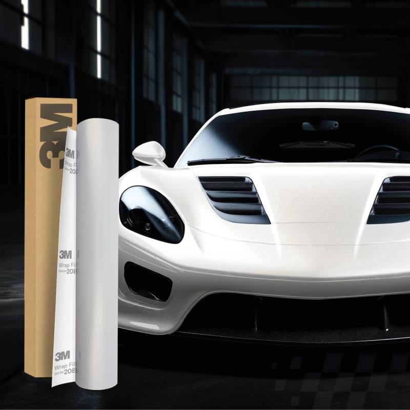 3M 2080 Car Wrapping Folie Selbstklebende Autofolie für Auto Motorrad Boot 3D Lackschutzfolie mit Luftkanälen zum Folieren (SP240 Satin Frozen Vanilla, 22,86m x 152cm (Vollrolle)) von Finest Folia