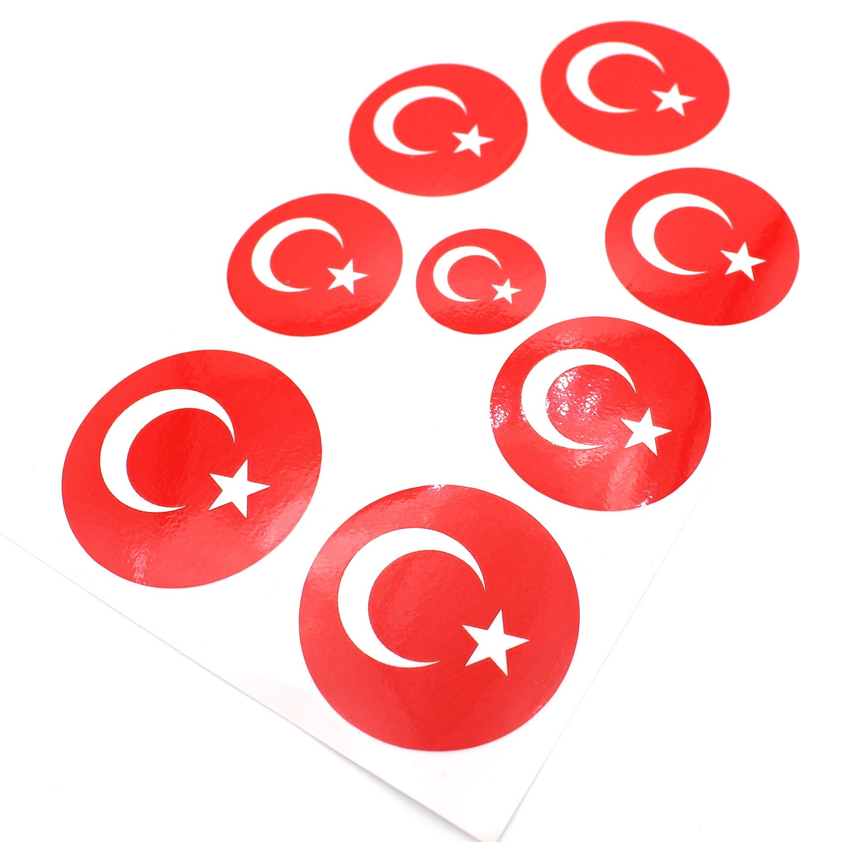 Finest-Folia Digitaldruck Emblem Sticker Aufkleber (R018 Türkei) von Finest-Folia