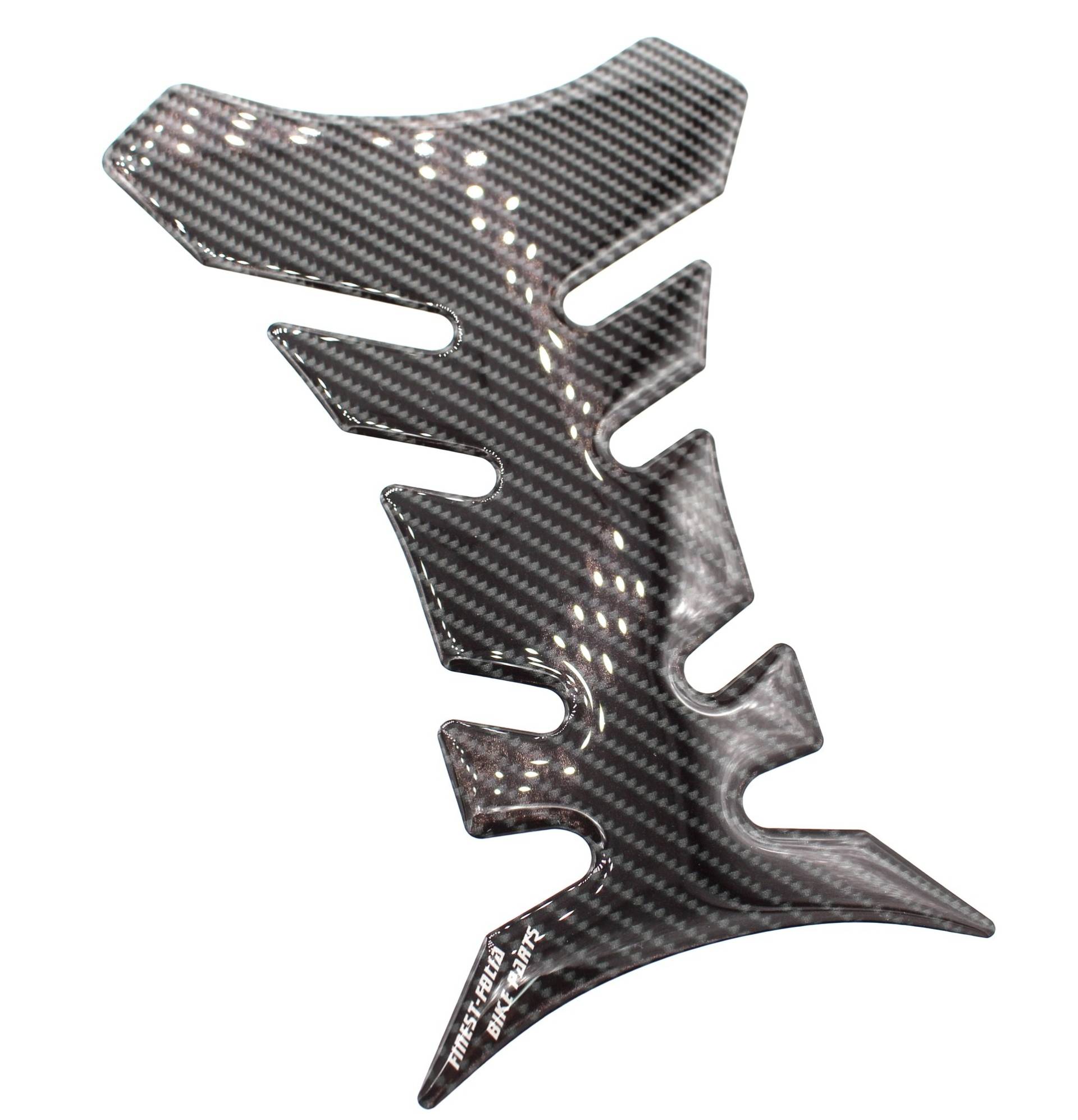 Gel Motorrad Tankpad 3D Carbon Glanz universell von Finest-Folia MR012 (Carbon Schwarz Glanz) von Finest Folia