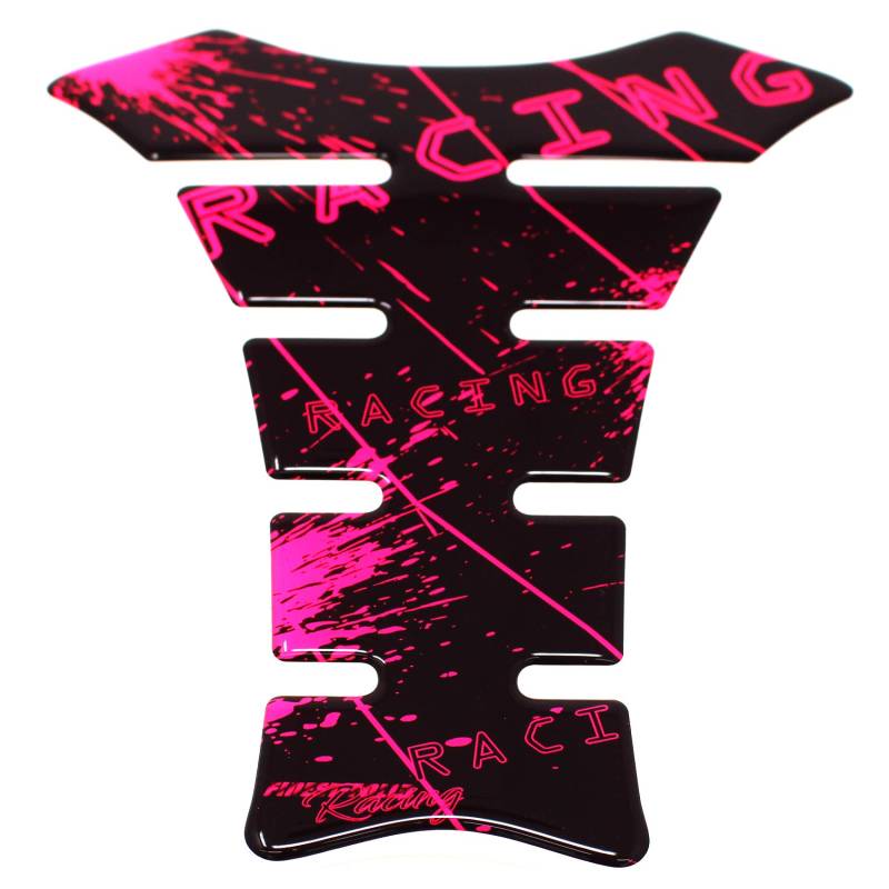Gel Neon Tankpad Motorrad 3D Glanz Universal Tankaufkleber Tankschutz Lackschutz Aufkleber Pad MR004 (Neon Pink) von Finest Folia