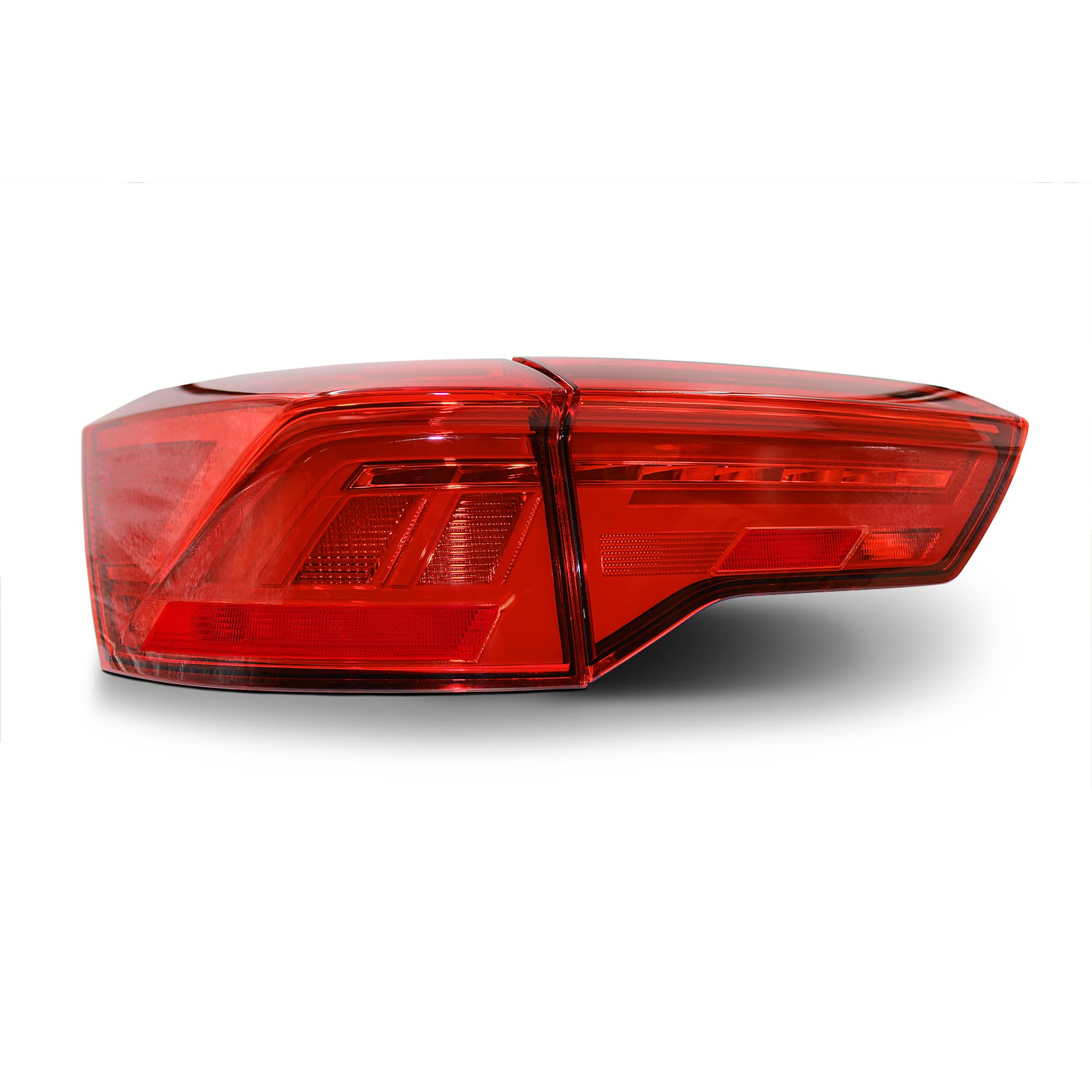 Rückleuchten Folie Set Aufkleber Tönungsfolie Heckleuchten passgenau zugeschnitten für Rückleuchte selbstklebend Kfz Auto Zubehör C071 (Red) von Finest Folia