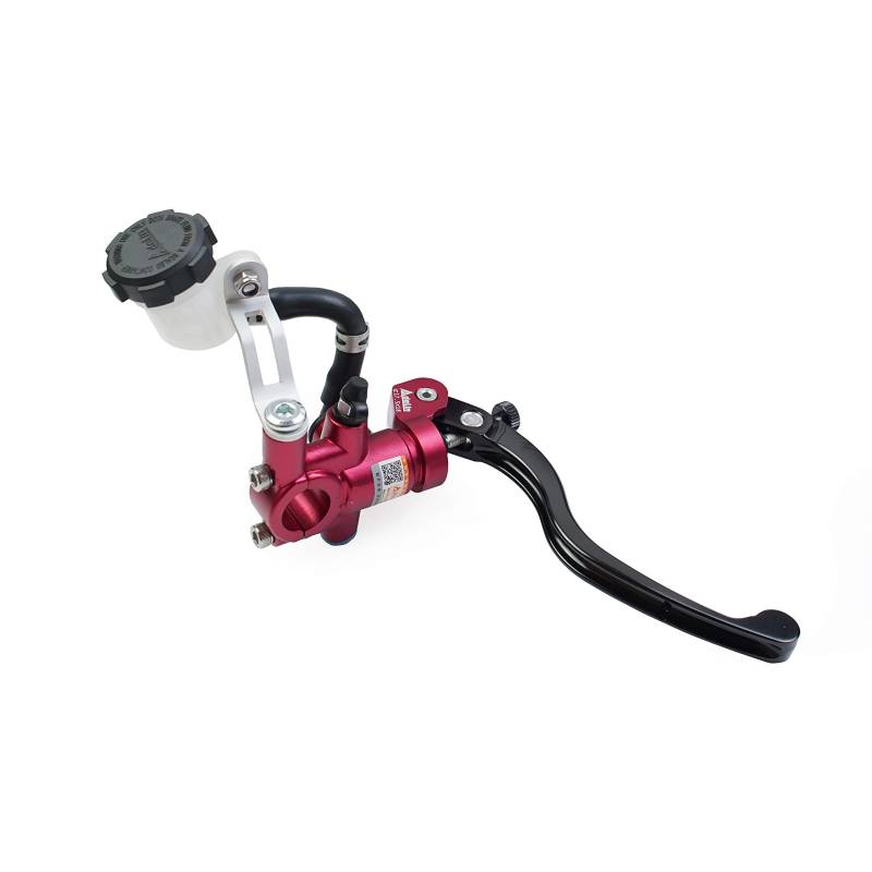 Motorrad Hauptbrembszylinder Hebelsets Radiale Montage Hauptbremszylinder Hebelpumpe Hydraulisch Kupplungskolben 16mm 17,5mm 19mm (Rot (red), Rechte Bremse (Kolben 17.5mm)) von Fireyouracing