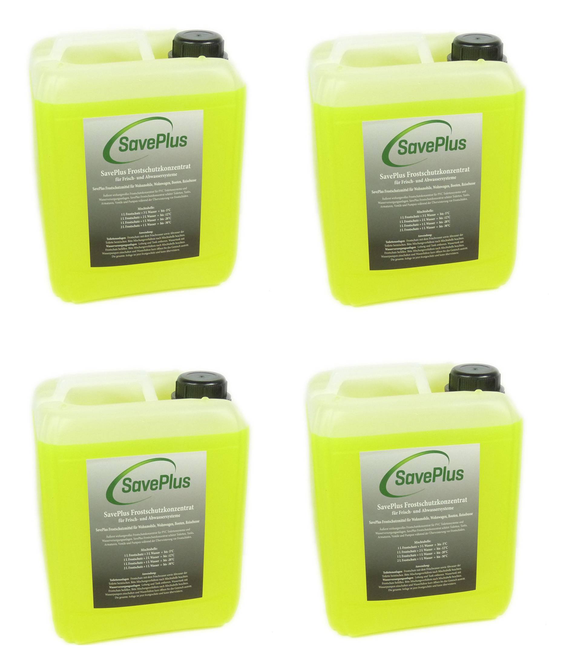 Saveplus Frostschutz Konzentrat für Trinkwassersysteme Wohnmobile 4x5L = 20L Saveplus Frostschutz Konzentrat für Trinkwassersysteme Wohnmobile 4x5L = 20L von Firma Saveplus